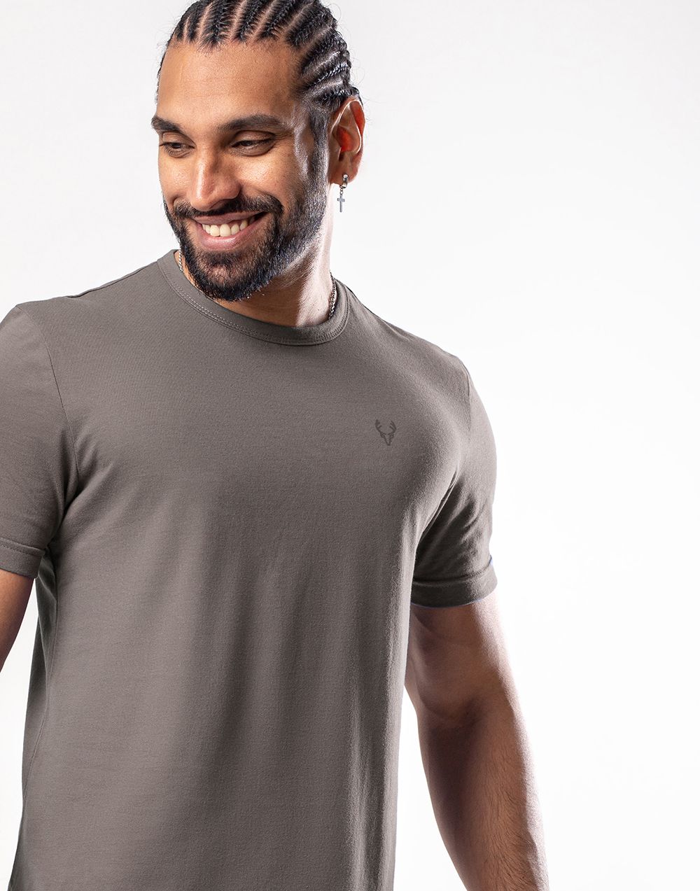 Basic Mens Crew Neck Short Sleeve T-Shirt