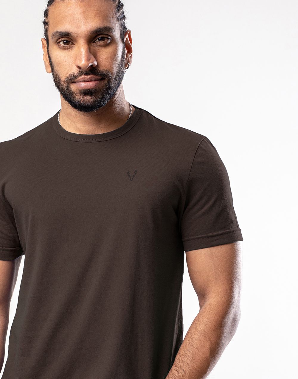 Basic Mens Crew Neck Short Sleeve T-Shirt